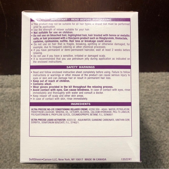 Ultra Precise No-Lye Conditioning Relaxer Mild Original Formula 2 APPLICATIONS - Picture 4 of 7